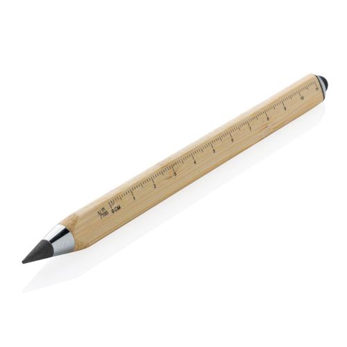 Bamboo pencil with ruler - Image 1